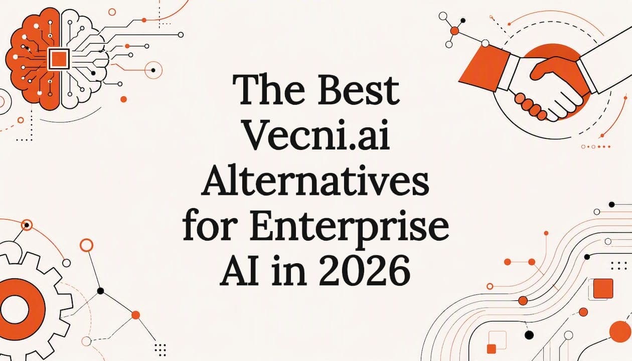 Decorative title card illustration for enterprise AI alternatives article