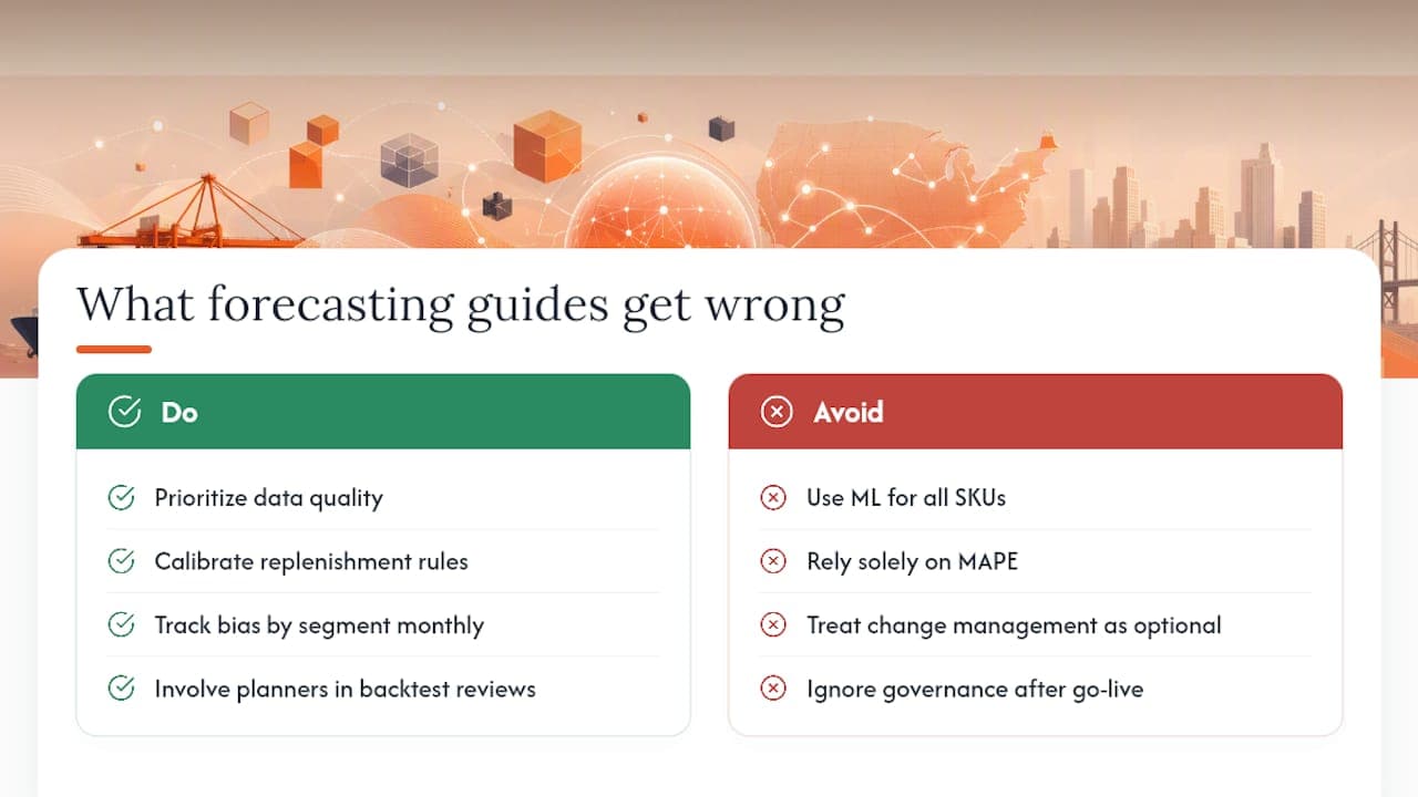 The part most forecasting guides get wrong — overview diagram