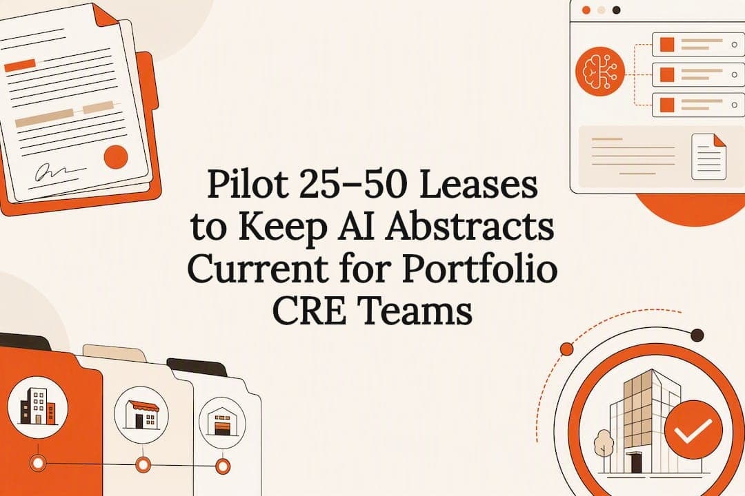 AI lease abstraction title card illustration
