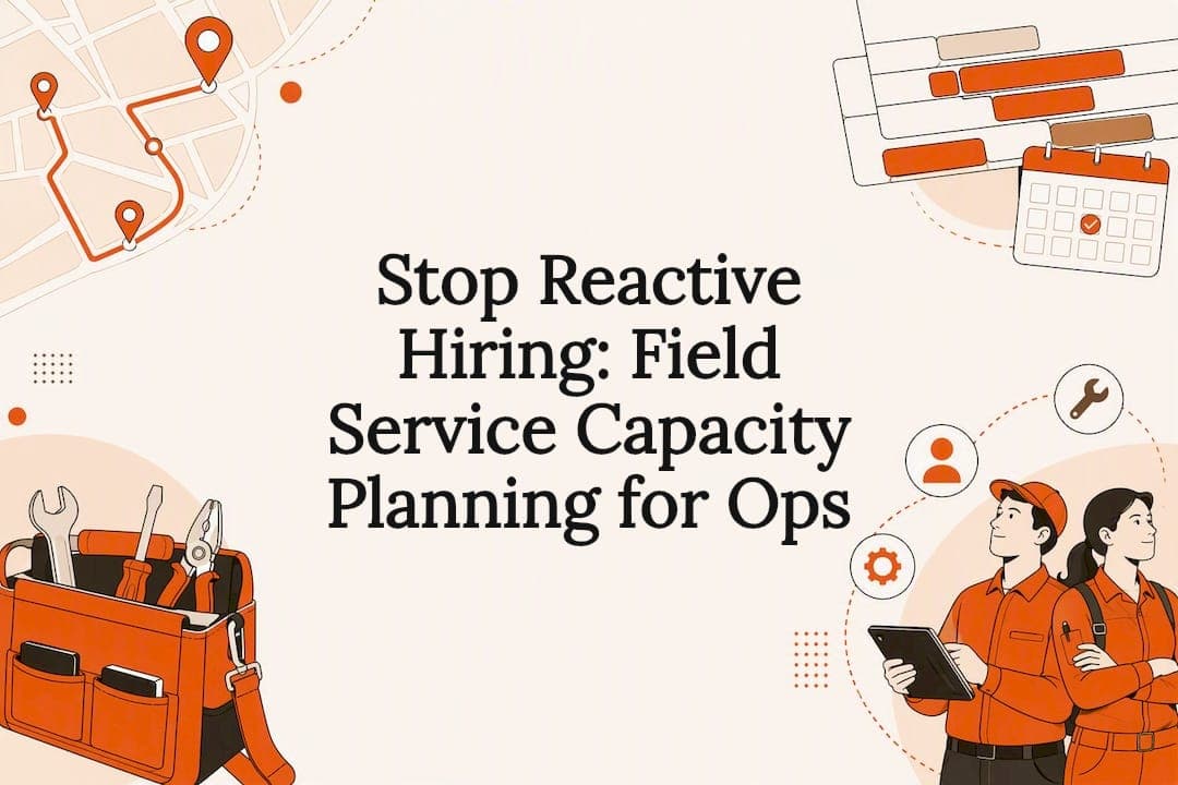 Field service capacity planning title card