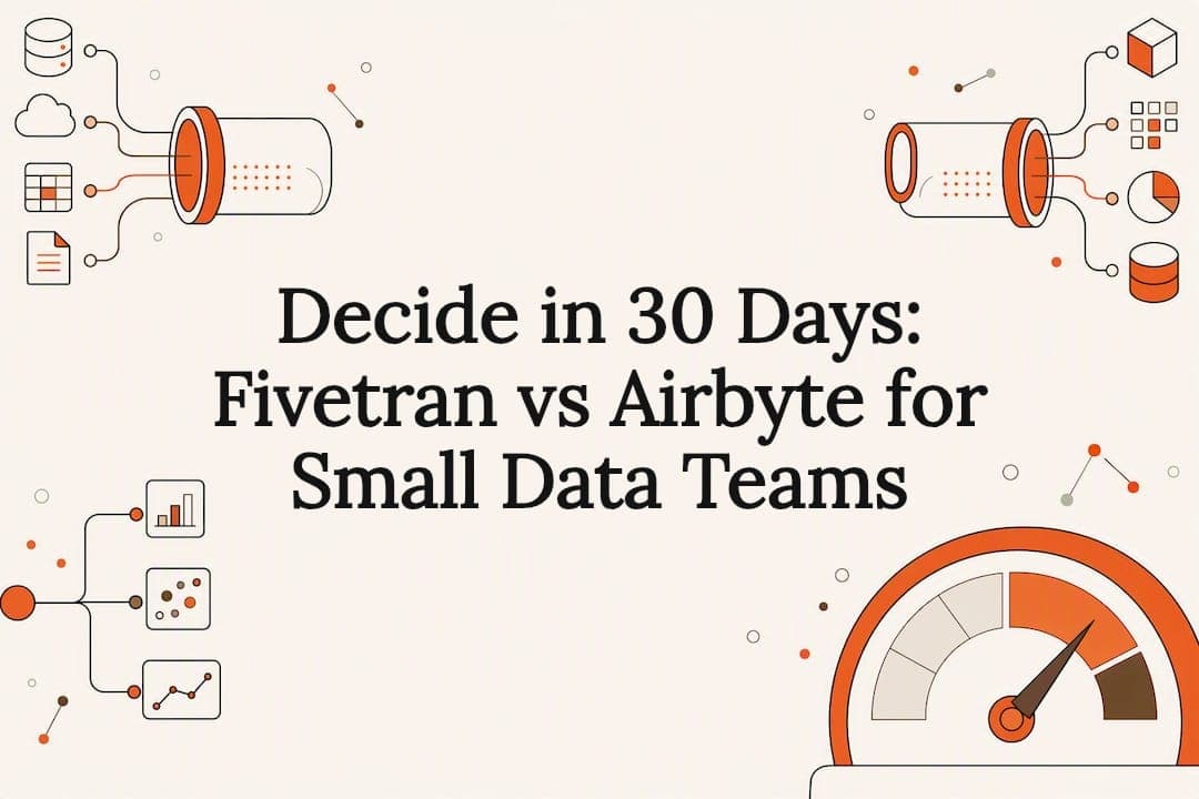 Decide in 30 Days: Fivetran vs Airbyte for Small Data Teams