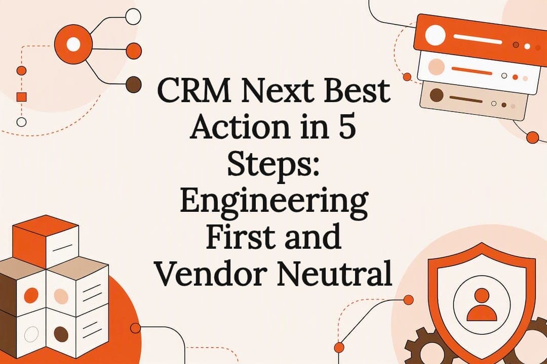 CRM next best action title card