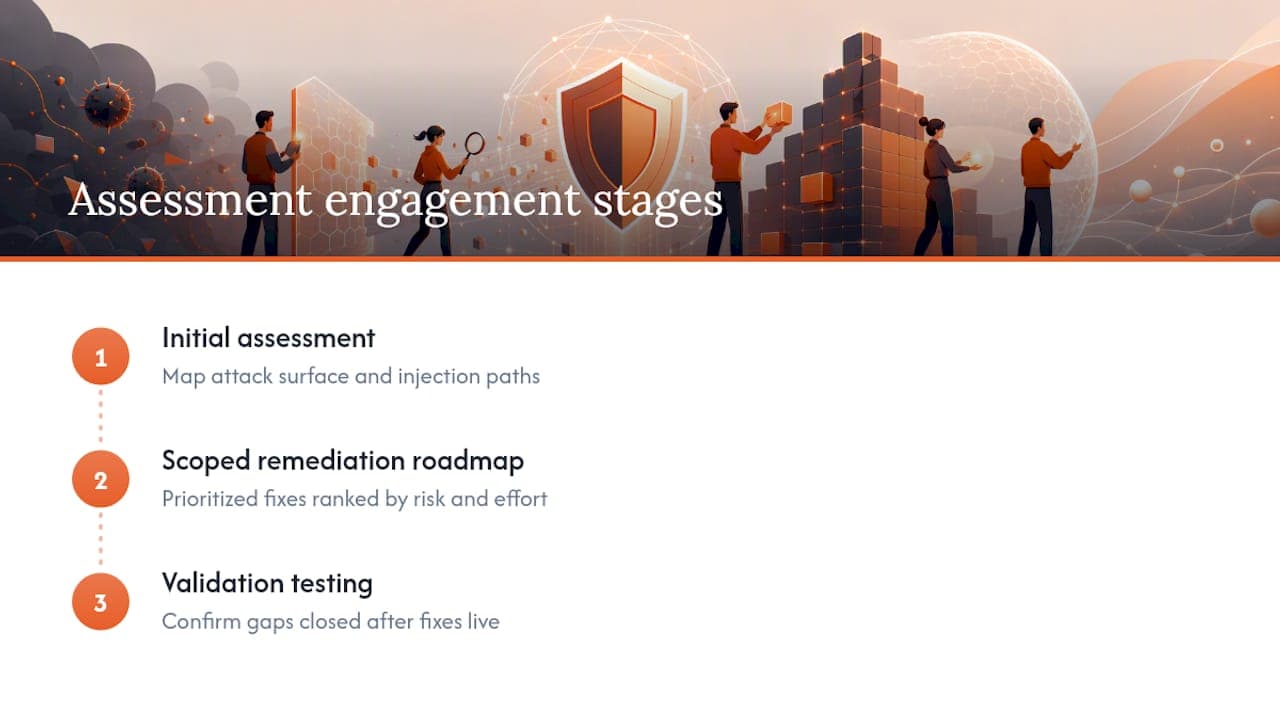 Get a Prompt Injection Assessment Before an Attacker Finds the Gap First — overview diagram