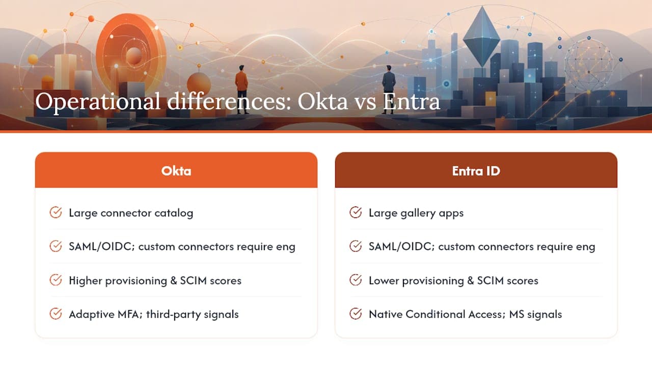 How Okta and Azure AD Actually Differ in Daily Operations — overview diagram